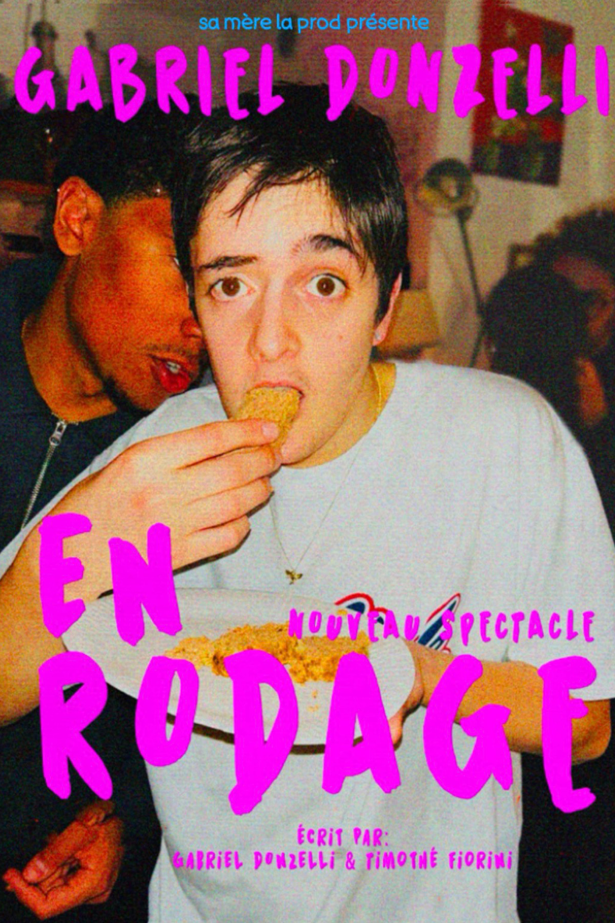 Gabriel Donzelli en Rodage